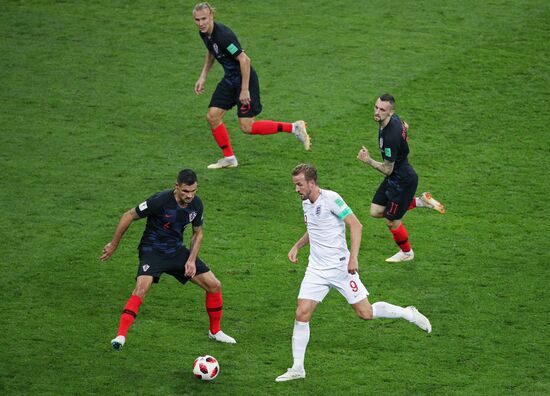 Футбол. ЧМ-2018. Матч Хорватия - Англия 