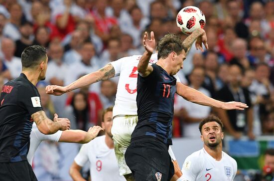 Футбол. ЧМ-2018. Матч Хорватия - Англия