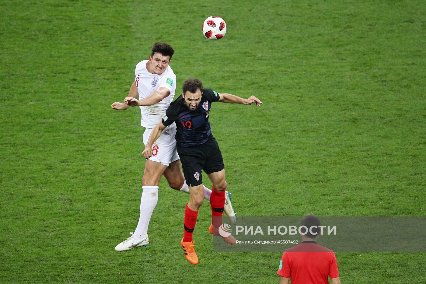 Футбол. ЧМ-2018. Матч Хорватия - Англия 