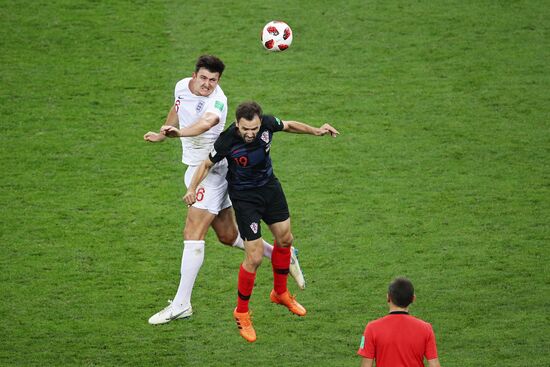 Футбол. ЧМ-2018. Матч Хорватия - Англия 