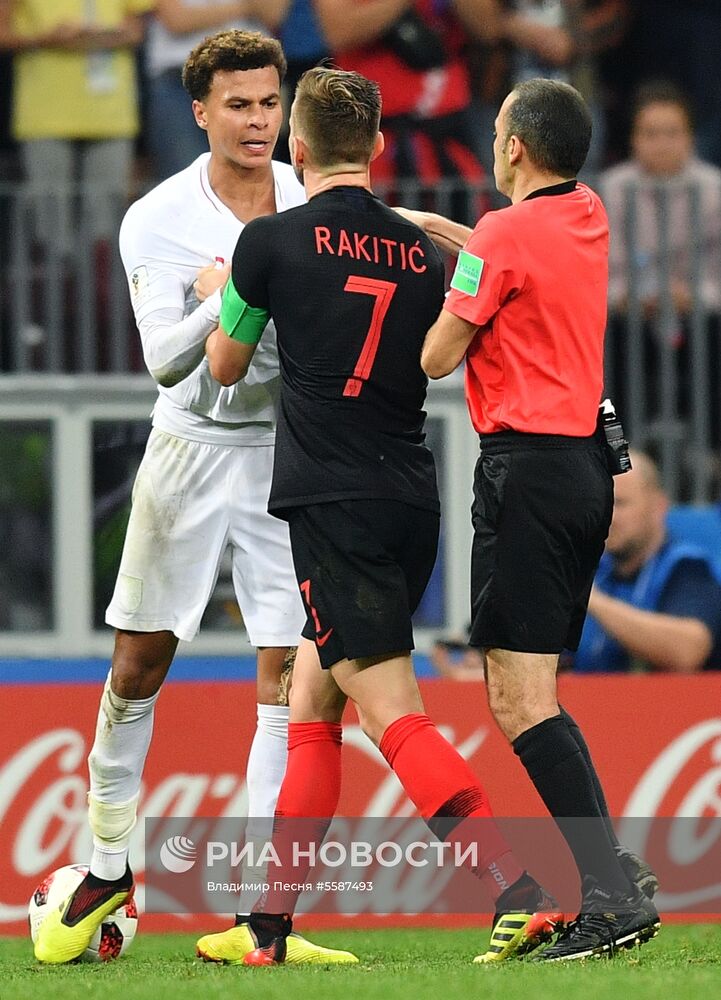 Футбол. ЧМ-2018. Матч Хорватия - Англия