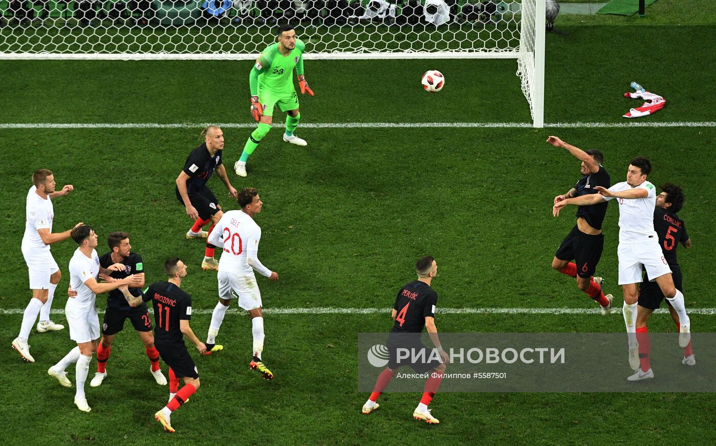 Футбол. ЧМ-2018. Матч Хорватия - Англия 