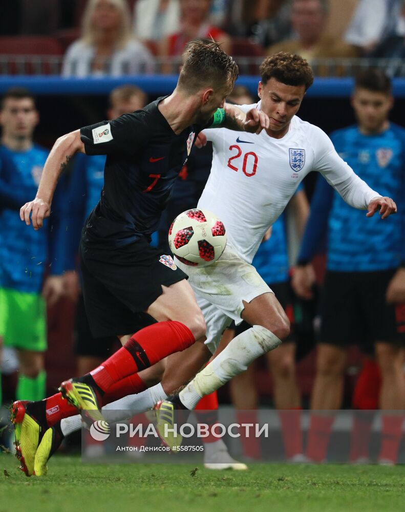 Футбол. ЧМ-2018. Матч Хорватия - Англия 