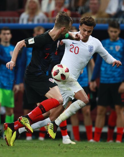 Футбол. ЧМ-2018. Матч Хорватия - Англия 