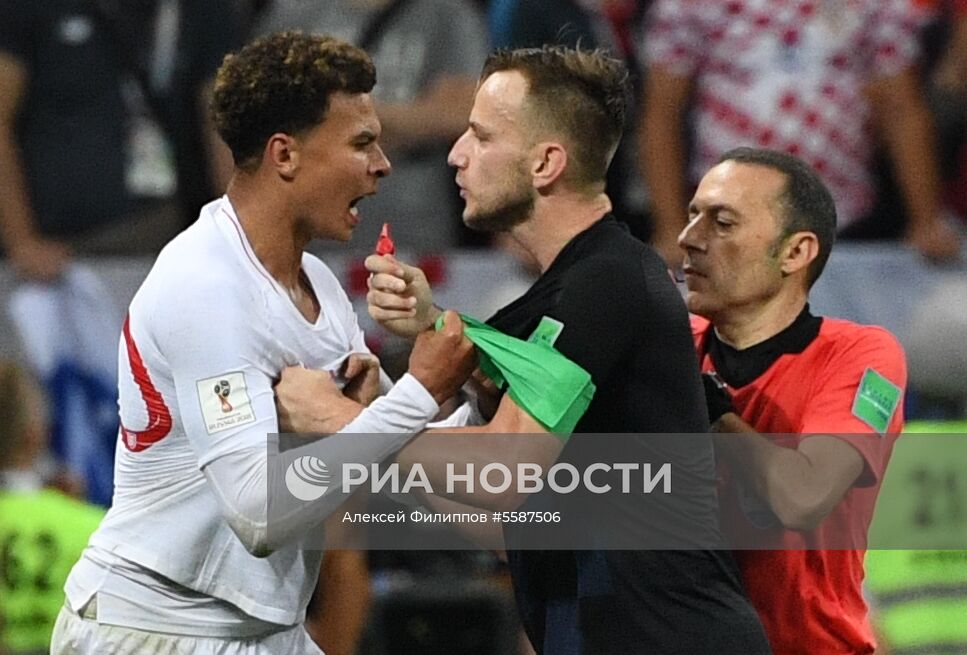 Футбол. ЧМ-2018. Матч Хорватия - Англия 