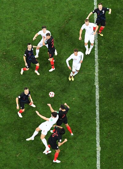 Футбол. ЧМ-2018. Матч Хорватия - Англия 