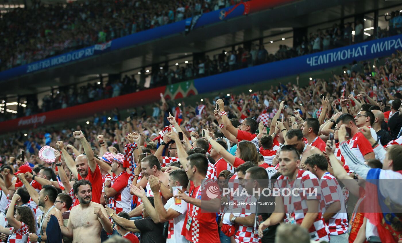 Футбол. ЧМ-2018. Матч Хорватия - Англия 