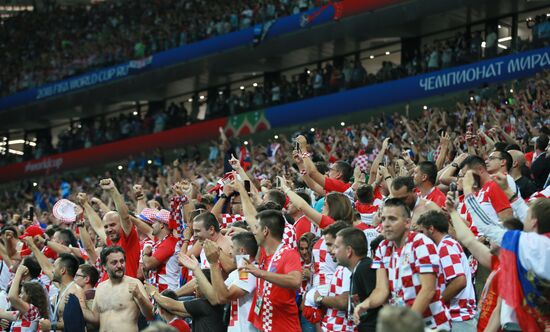 Футбол. ЧМ-2018. Матч Хорватия - Англия 