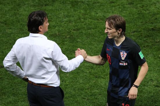 Футбол. ЧМ-2018. Матч Хорватия - Англия 