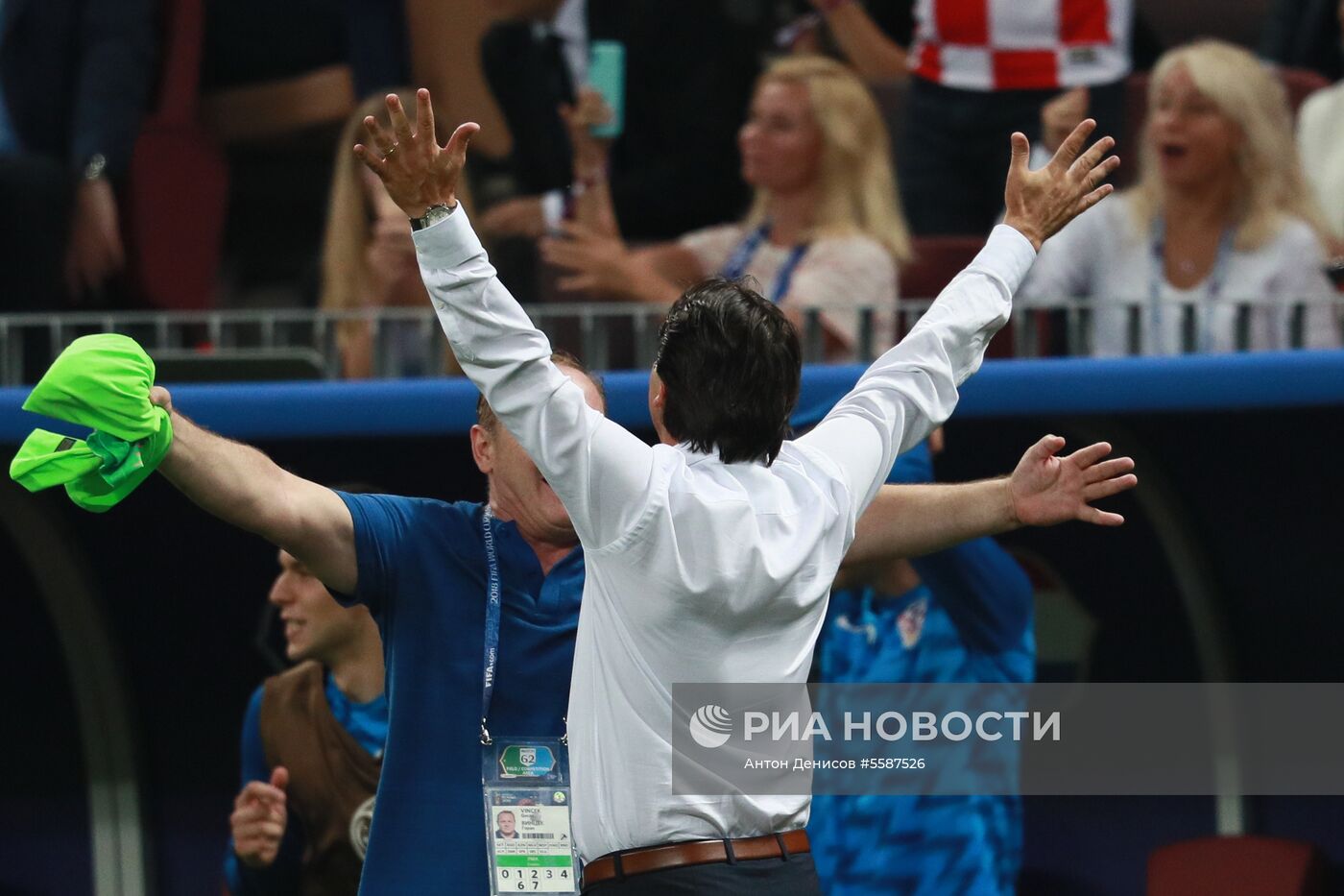 Футбол. ЧМ-2018. Матч Хорватия - Англия 