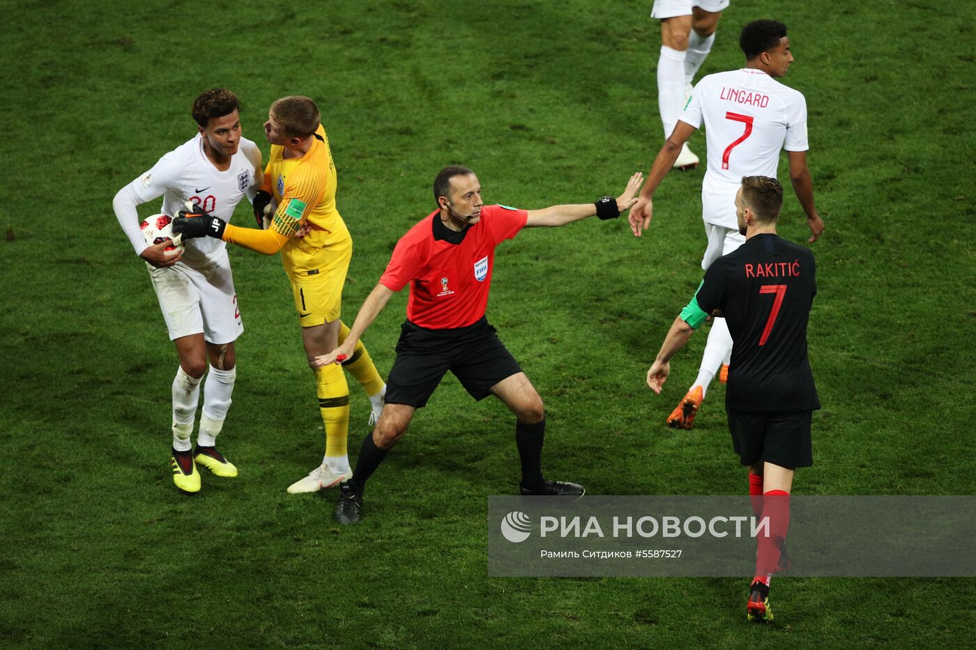 Футбол. ЧМ-2018. Матч Хорватия - Англия 