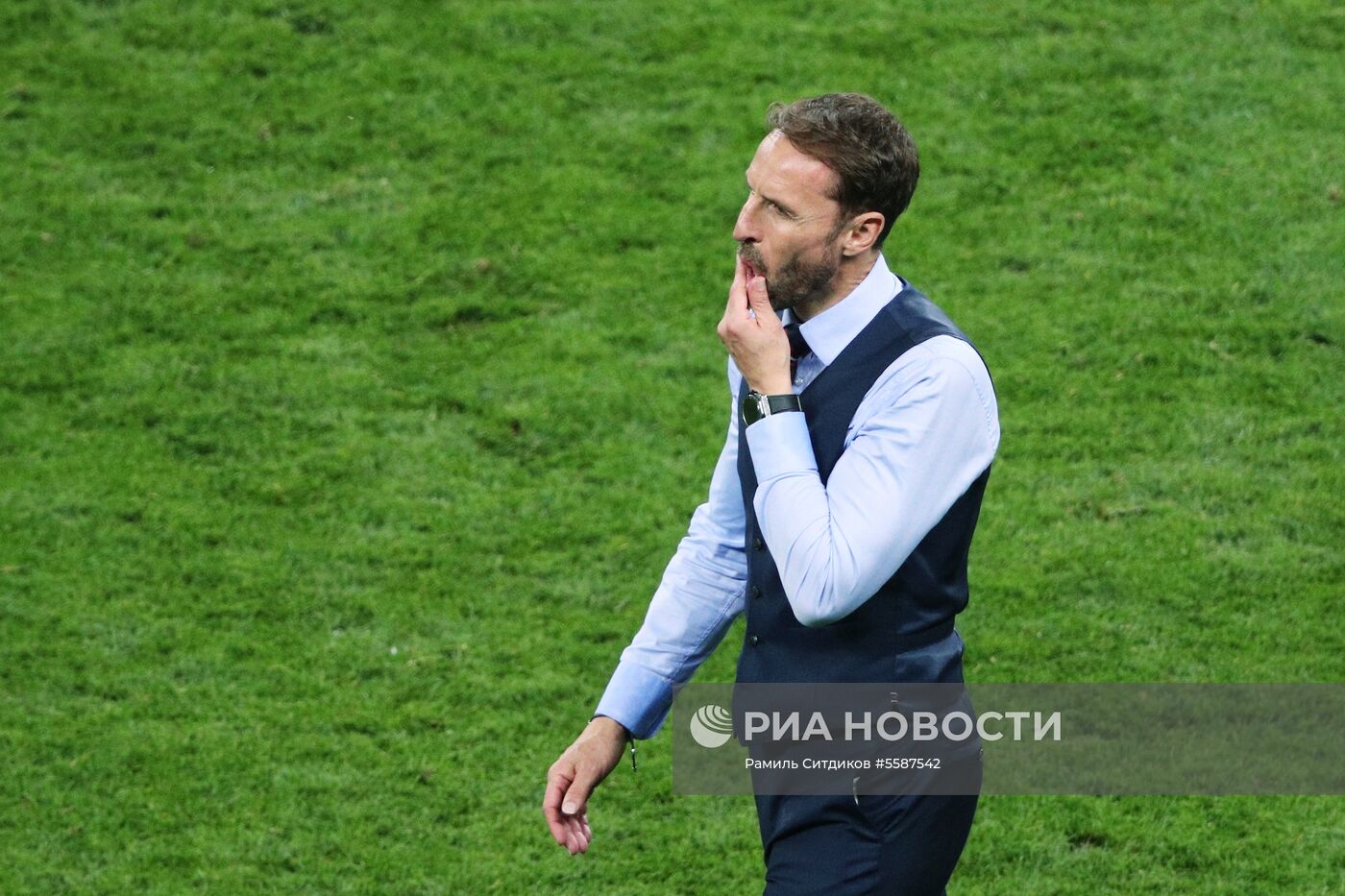 Футбол. ЧМ-2018. Матч Хорватия - Англия 