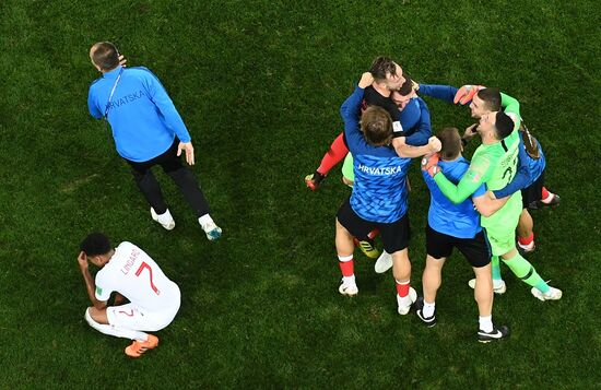 Футбол. ЧМ-2018. Матч Хорватия - Англия 