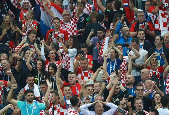 Футбол. ЧМ-2018. Матч Хорватия - Англия 