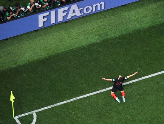 Футбол. ЧМ-2018. Матч Хорватия - Англия 