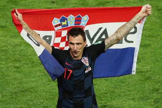 Футбол. ЧМ-2018. Матч Хорватия - Англия 