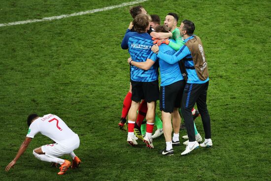 Футбол. ЧМ-2018. Матч Хорватия - Англия 