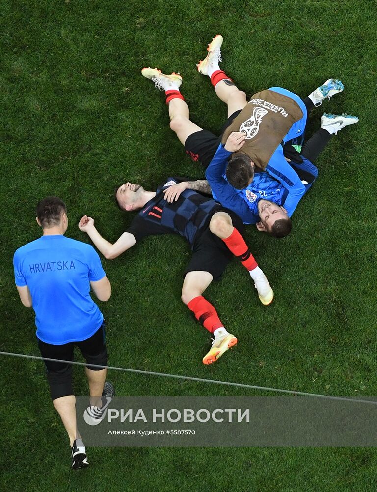 Футбол. ЧМ-2018. Матч Хорватия - Англия