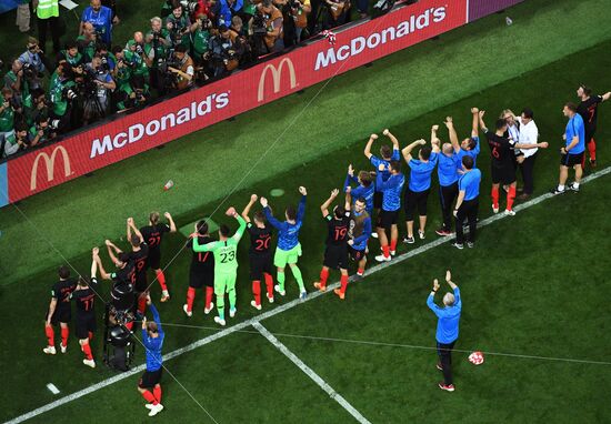 Футбол. ЧМ-2018. Матч Хорватия - Англия 