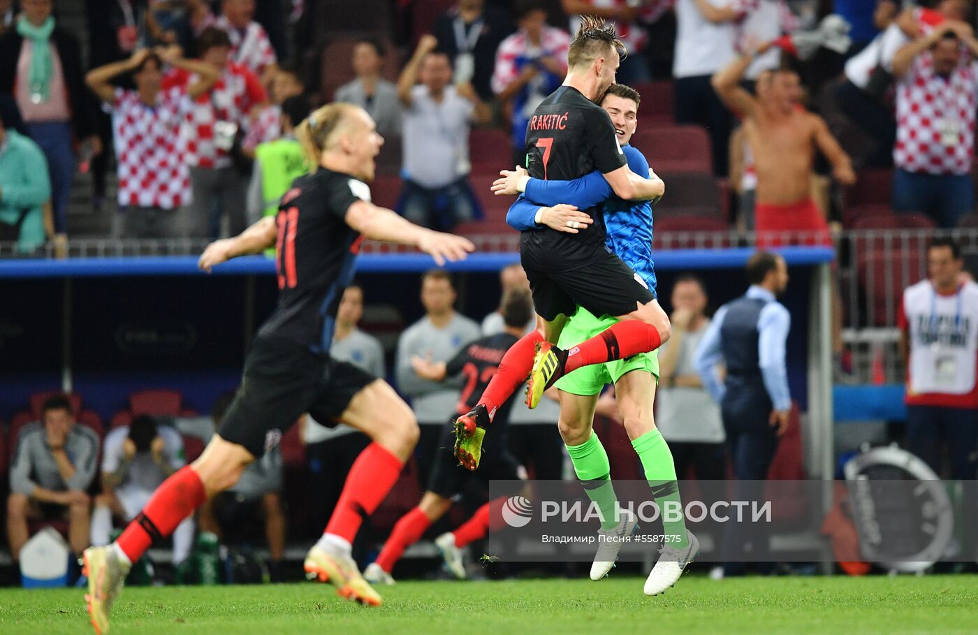 Футбол. ЧМ-2018. Матч Хорватия - Англия