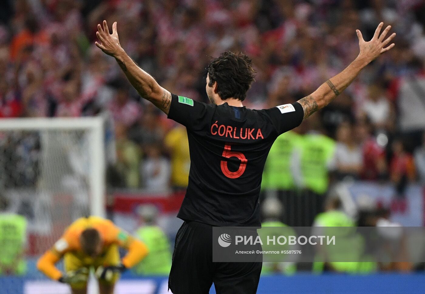 Футбол. ЧМ-2018. Матч Хорватия - Англия