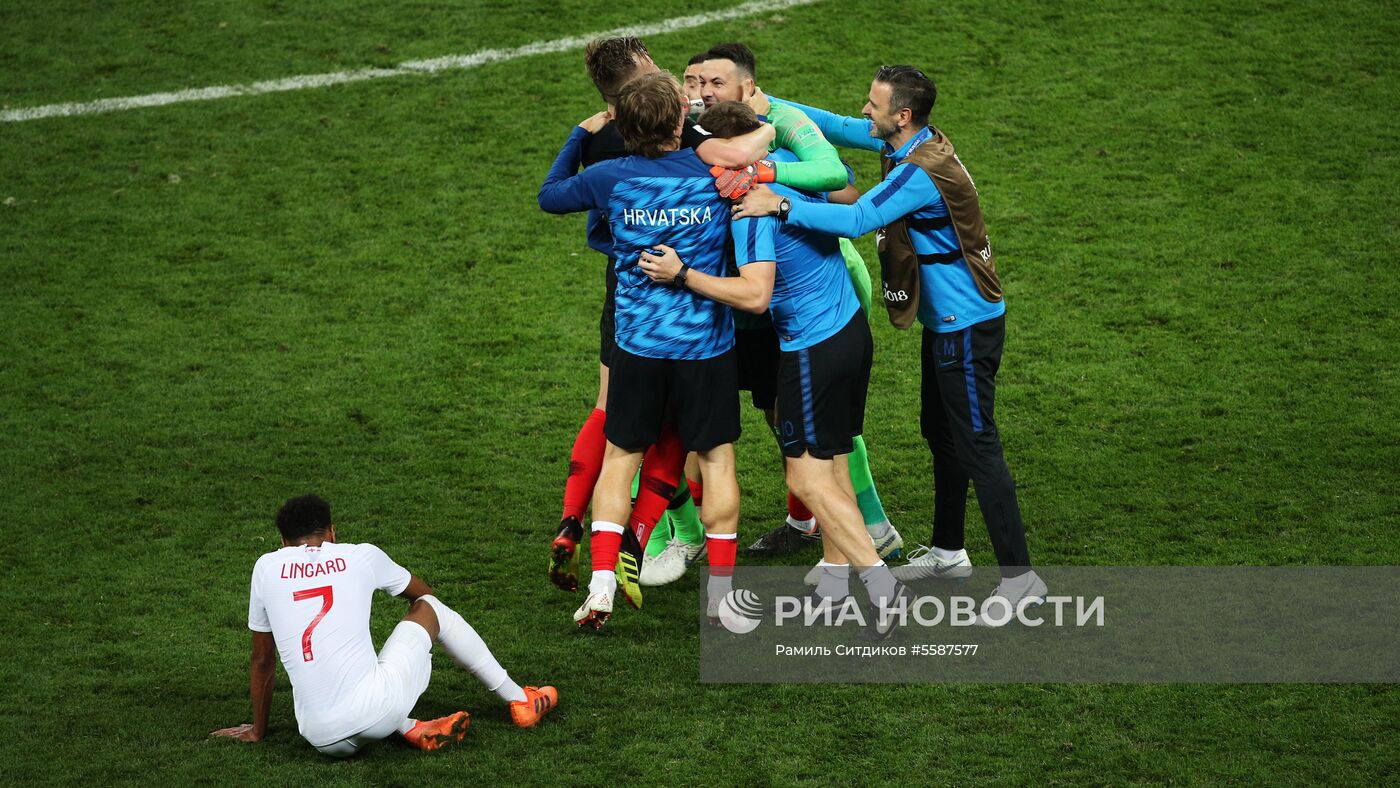 Футбол. ЧМ-2018. Матч Хорватия - Англия