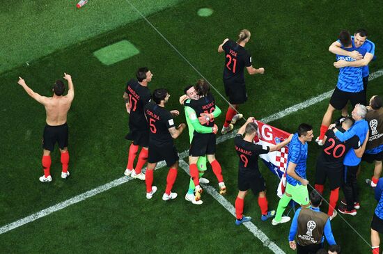 Футбол. ЧМ-2018. Матч Хорватия - Англия 