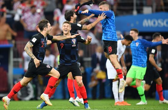 Футбол. ЧМ-2018. Матч Хорватия - Англия