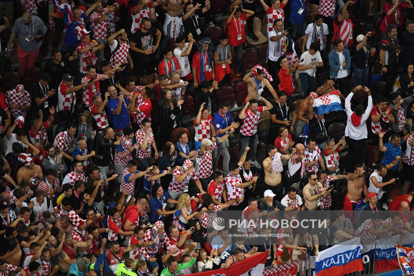 Футбол. ЧМ-2018. Матч Хорватия - Англия