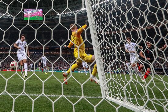 Футбол. ЧМ-2018. Матч Хорватия - Англия 