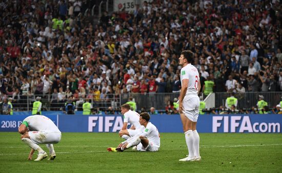 Футбол. ЧМ-2018. Матч Хорватия - Англия 