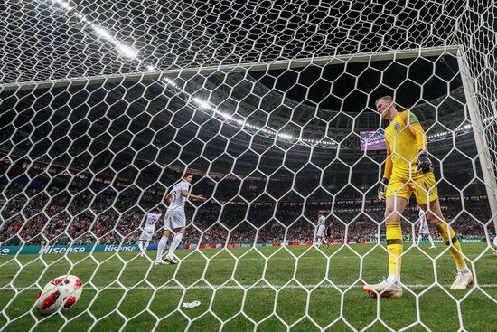 Футбол. ЧМ-2018. Матч Хорватия - Англия 