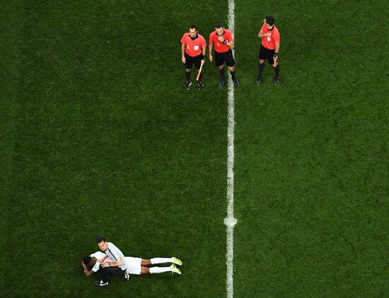 Футбол. ЧМ-2018. Матч Хорватия - Англия 