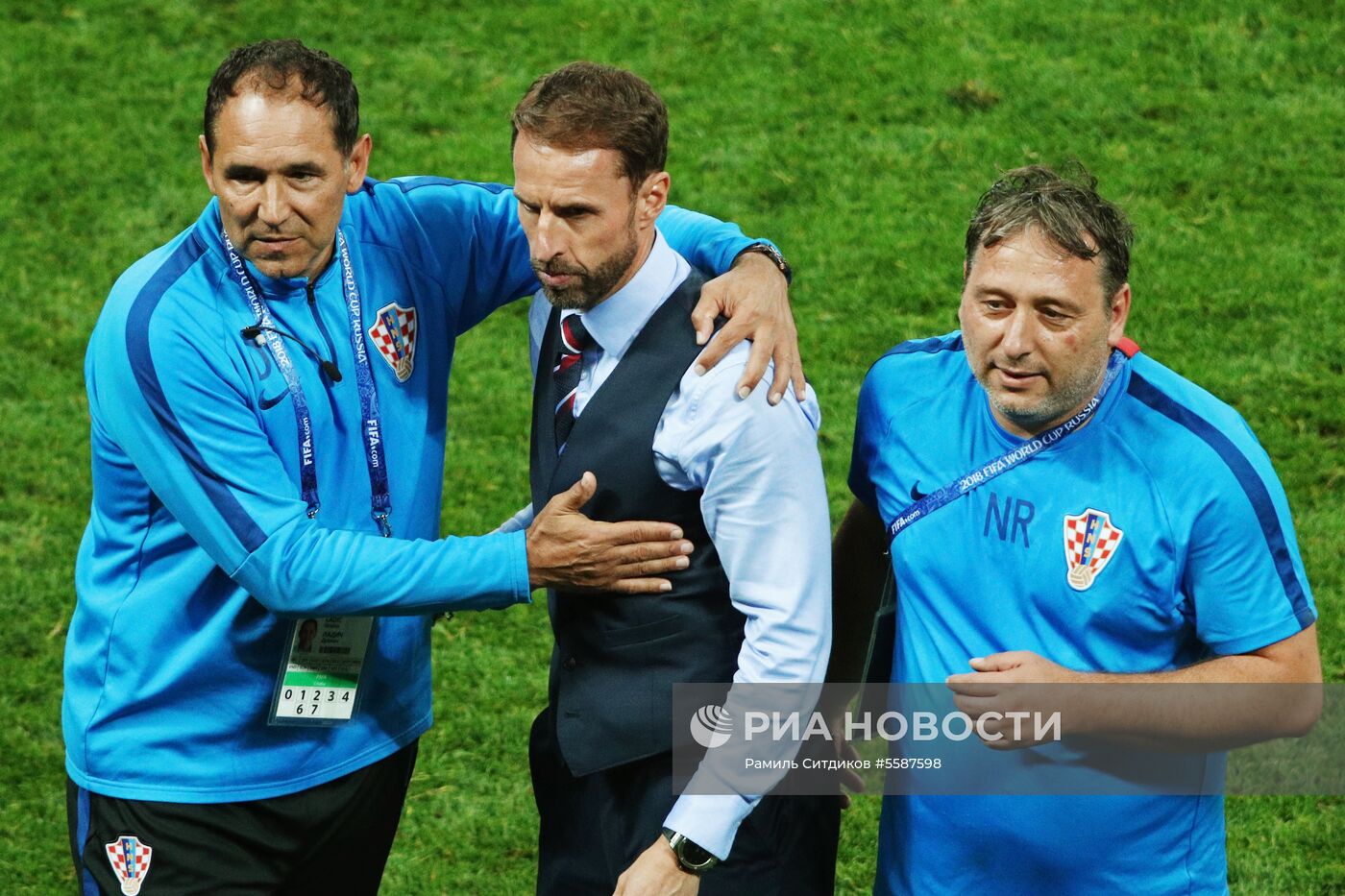 Футбол. ЧМ-2018. Матч Хорватия - Англия