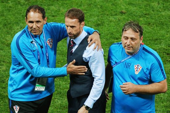 Футбол. ЧМ-2018. Матч Хорватия - Англия 