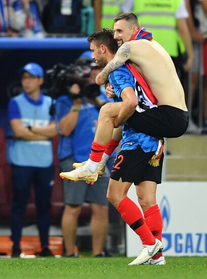 Футбол. ЧМ-2018. Матч Хорватия - Англия