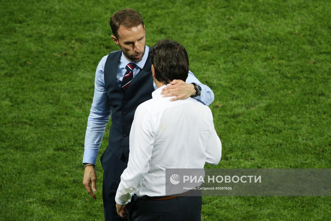 Футбол. ЧМ-2018. Матч Хорватия - Англия