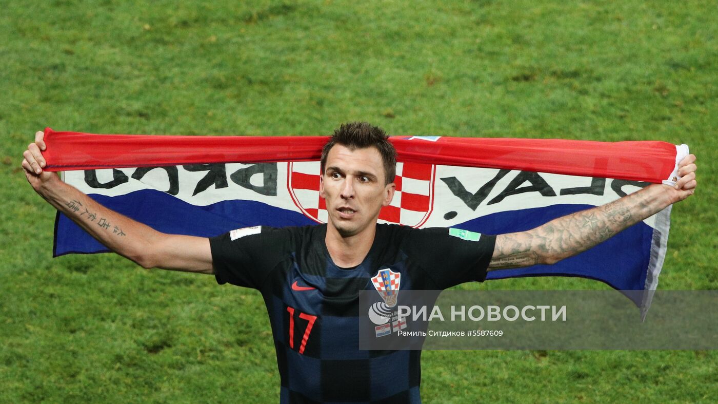 Футбол. ЧМ-2018. Матч Хорватия - Англия