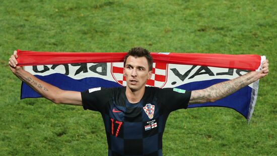 Футбол. ЧМ-2018. Матч Хорватия - Англия 