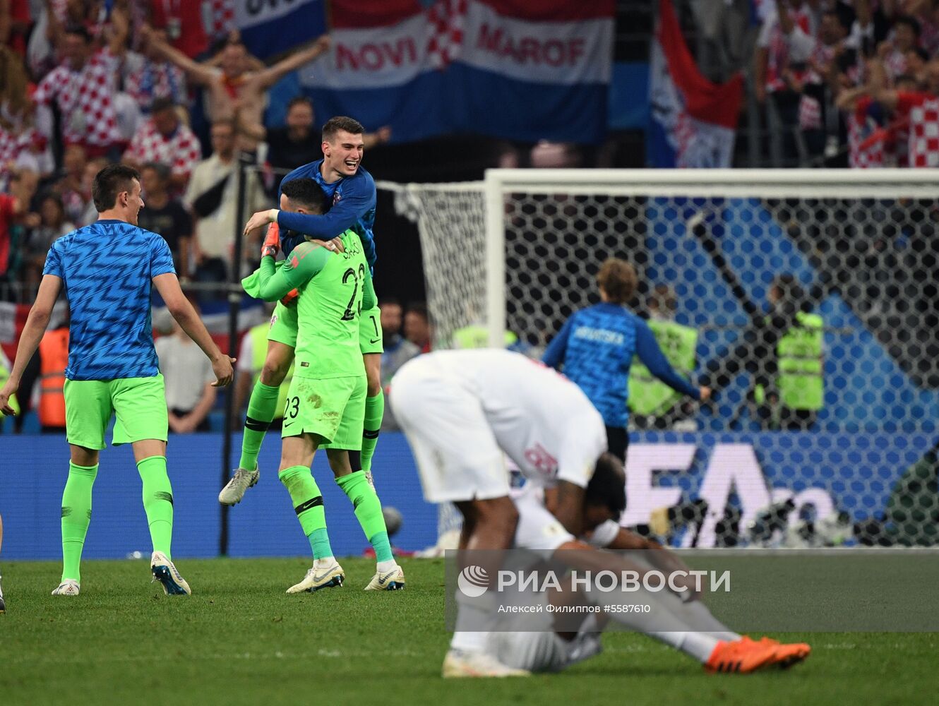 Футбол. ЧМ-2018. Матч Хорватия - Англия