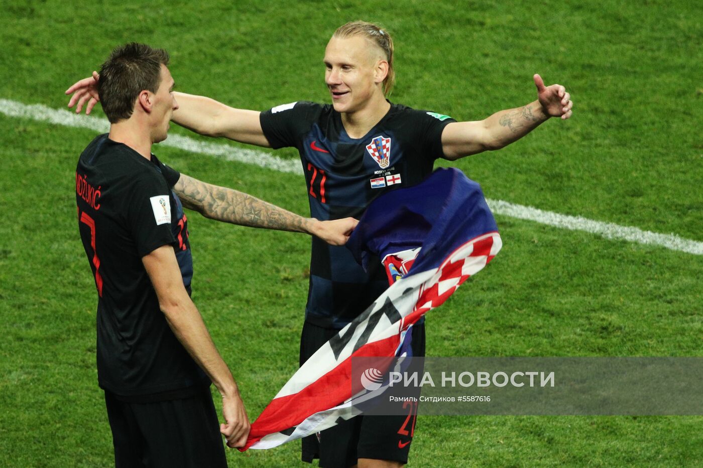 Футбол. ЧМ-2018. Матч Хорватия - Англия