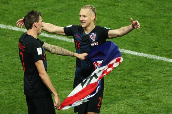 Футбол. ЧМ-2018. Матч Хорватия - Англия 