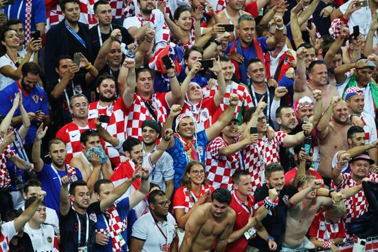 Футбол. ЧМ-2018. Матч Хорватия - Англия 