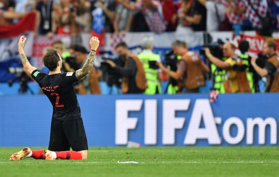 Футбол. ЧМ-2018. Матч Хорватия - Англия