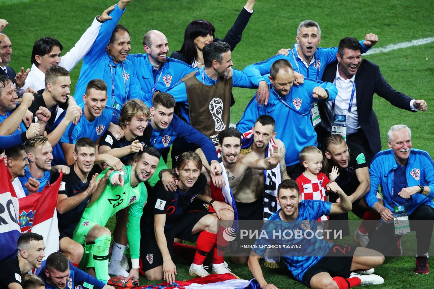 Футбол. ЧМ-2018. Матч Хорватия - Англия