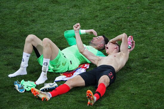 Футбол. ЧМ-2018. Матч Хорватия - Англия 