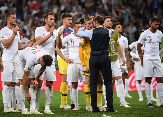 Футбол. ЧМ-2018. Матч Хорватия - Англия 