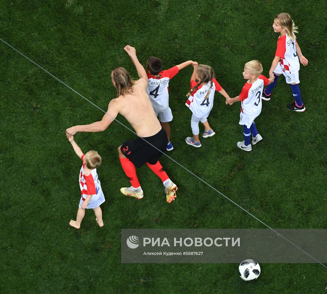 Футбол. ЧМ-2018. Матч Хорватия - Англия