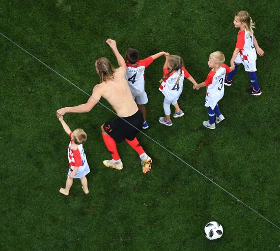 Футбол. ЧМ-2018. Матч Хорватия - Англия 