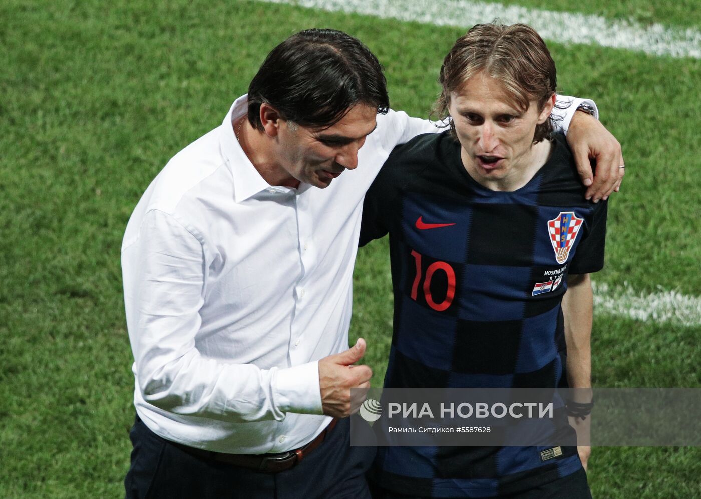 Футбол. ЧМ-2018. Матч Хорватия - Англия